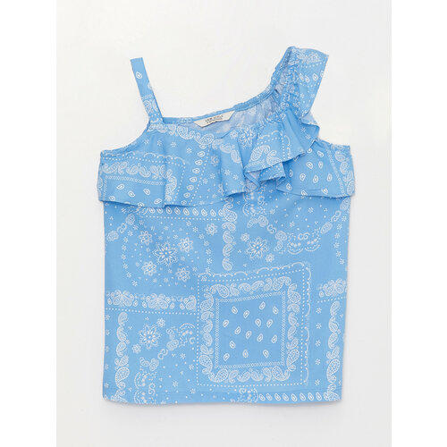 Блуза LC Waikiki, размер 5-6 лет, синий шорты lc waikiki размер 5 6 лет синий
