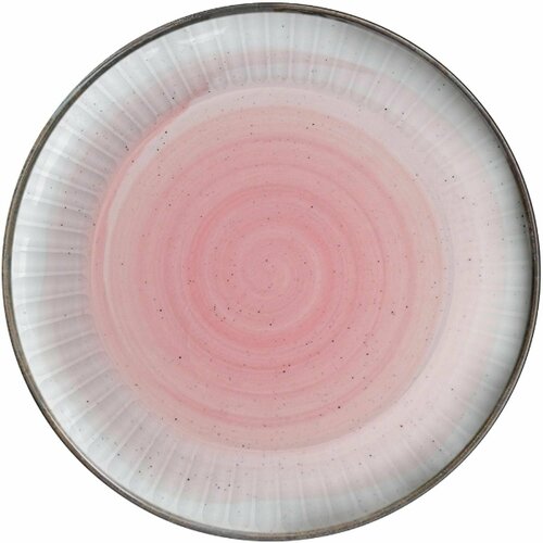 Тарелки бумажные Керамика Розовая 23см 6шт