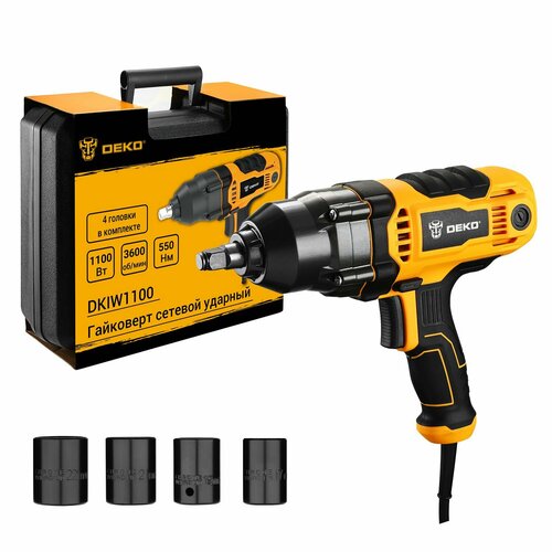 Гаиковерт сетевои ударныи DEKO DKIW1100 1100 Вт 550 Нм 908000₽