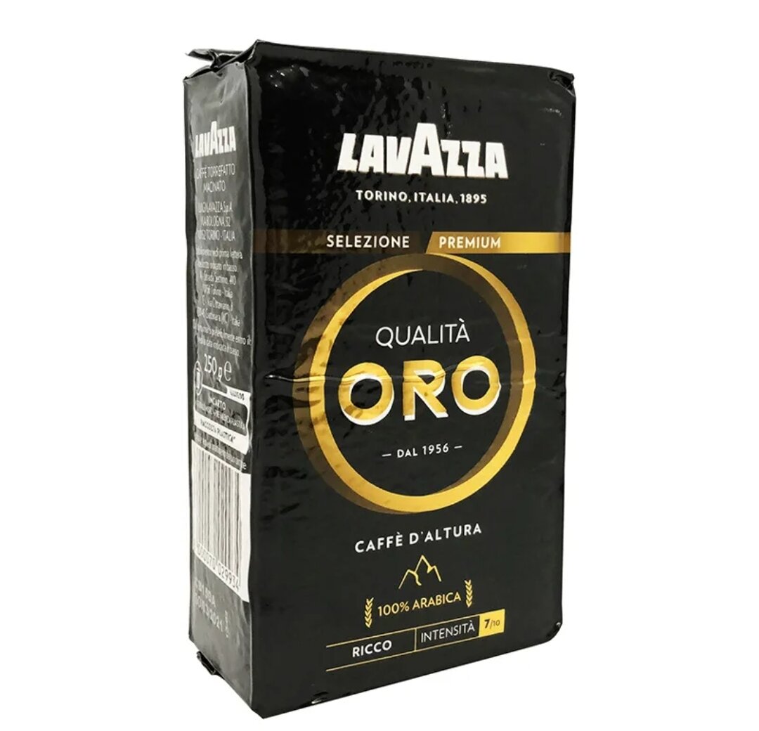 Кофе молотый Lavazza Qualita Oro Mountain Grown , 250 г, вакуумная упаковка