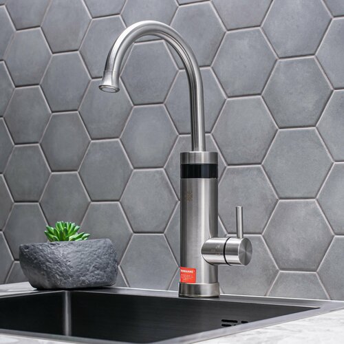 Проточный водонагреватель РМС-ЭЛ05 с дисплеем ABS-пластик поворотный излив гарантия 556000₽