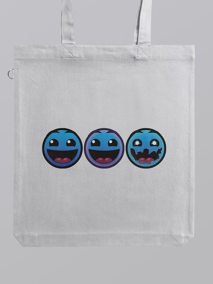 Набор трансферов "Geometry Dash" переводные наклейки на одежду, 3 шт — фото 1