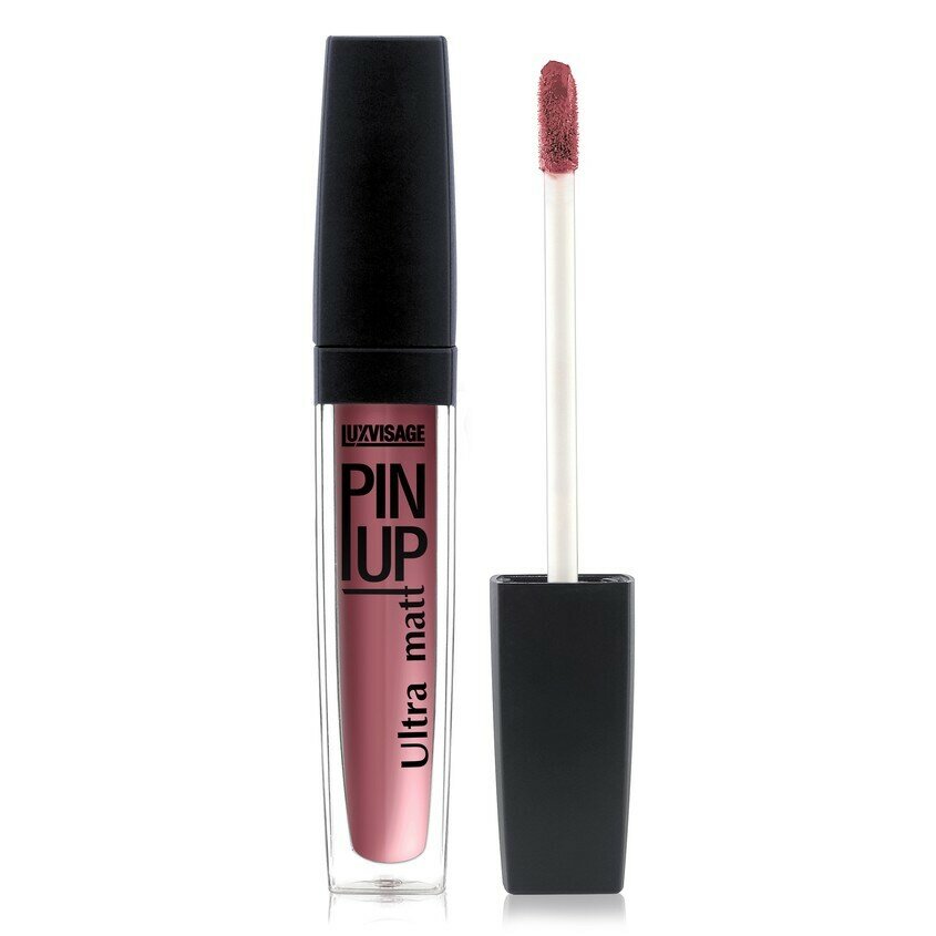 Блеск для губ LUXVISAGE PIN UP ULTRA MATT матовый тон 40 pink orhid — фото 1