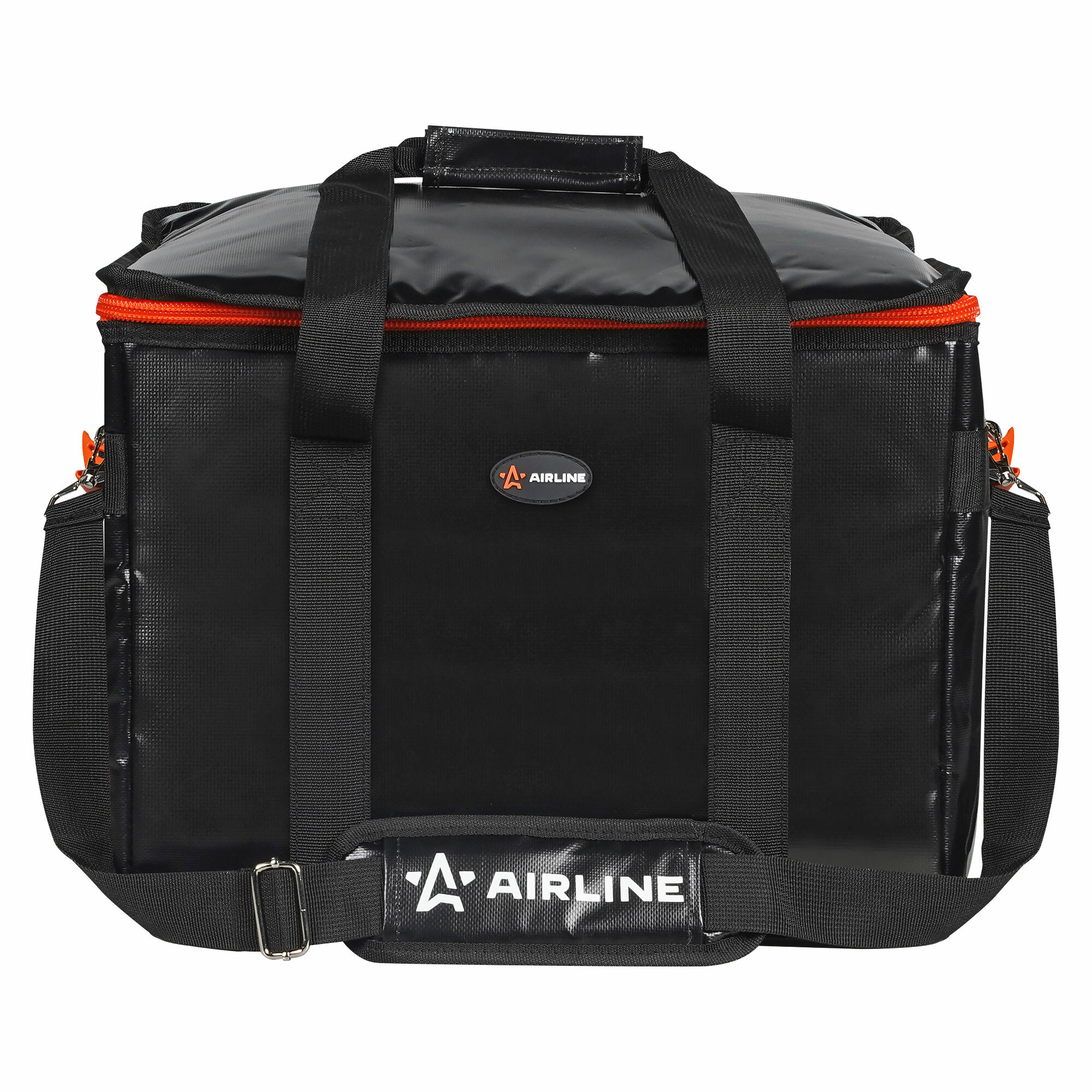 фото Сумка-холодильник (термосумка) "BIG SIZE", 50 л, 41*42*30 см, вертикальная, черная ADCB026 AIRLINE