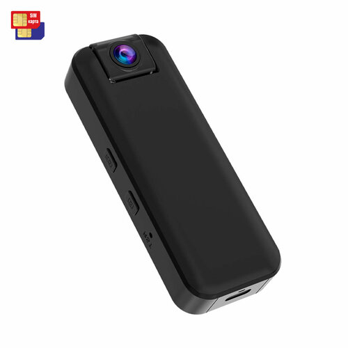 JMC-VC77-4G SD Y132967BC - автономная 4G 3mp мини камера с SIM картой с датчиком движения монитором и аккумулятором встроенный микрофон 6559₽