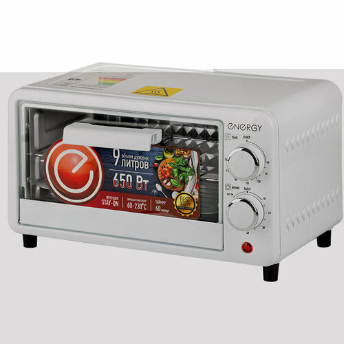 Духовка электрическая ENERGY GT-09A-W 650 Вт 9л 3205₽
