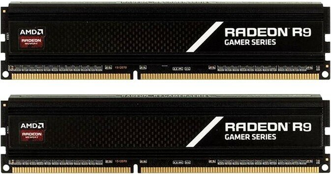 Модуль памяти 16Gb DDR4 3200MHz AMD (2x8Gb KIT) (R9S416G3206U2K)