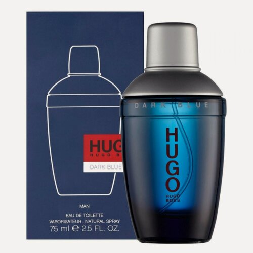 Изображение товара Туалетная вода HUGO BOSS " Dark Blue Man " — для мужчин, 75 мл