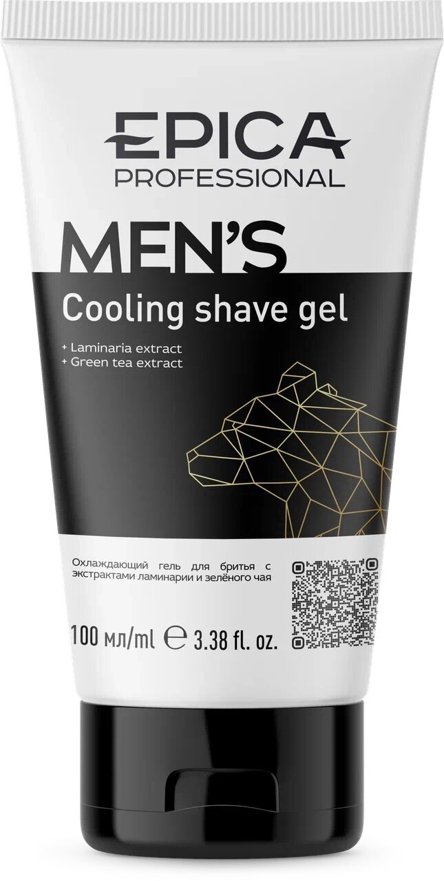 EPICA PROFESSIONAL Men's Охлаждающий гель для бритья, 100 мл