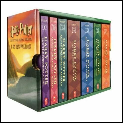 Гарри Поттер Росмэн набор из 7 книг в твердом переплете, подарочный набор в коробке Роулинг Джоан Кэтлин88