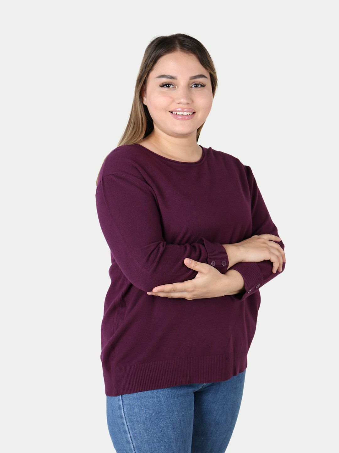 Свитер размер One Size, , марсала — фото 1
