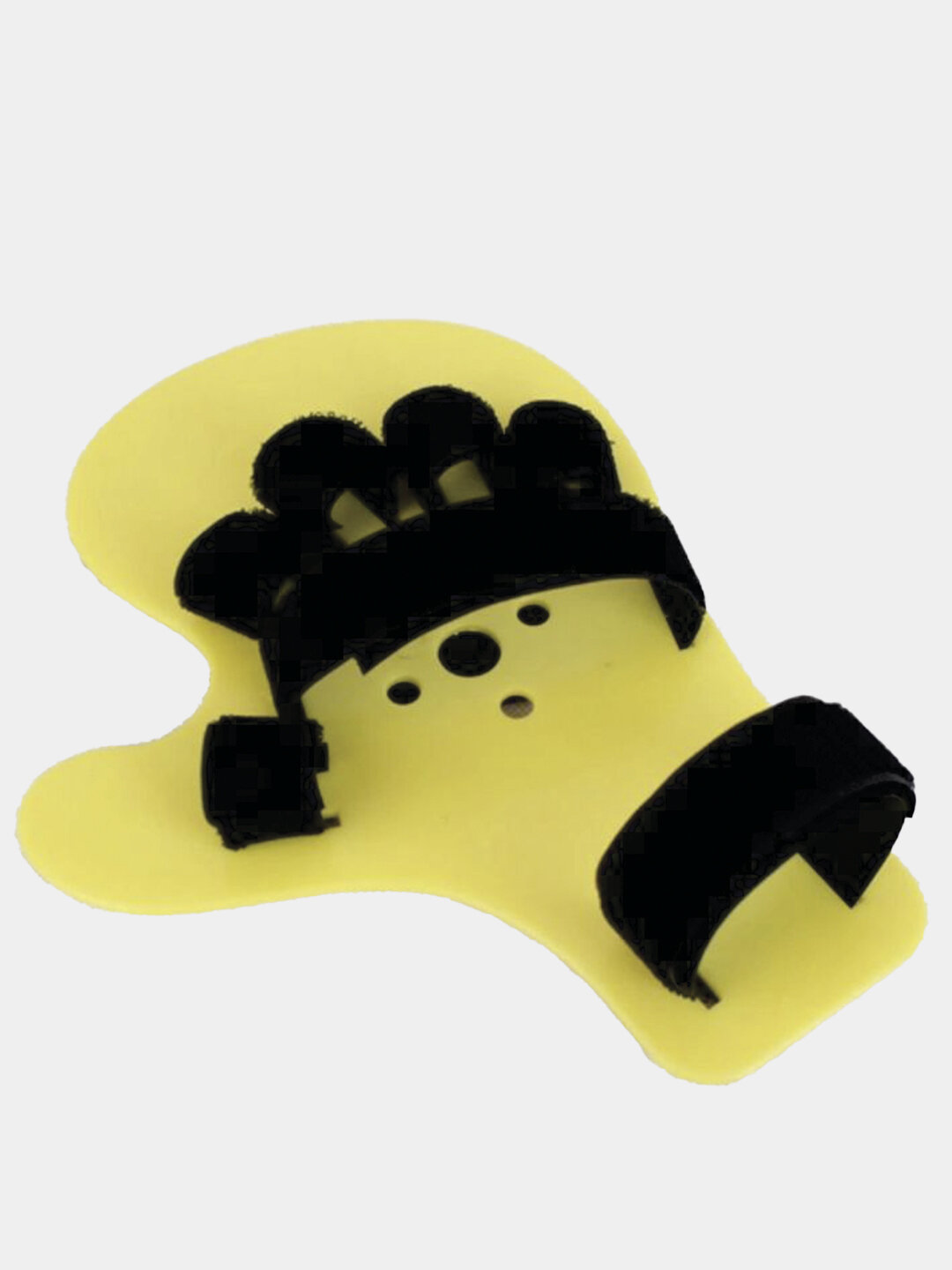 Бандаж Makon Mirzo, фиксатор пальцев после инсульта, черный/белый, регулируемый размер — фото 1