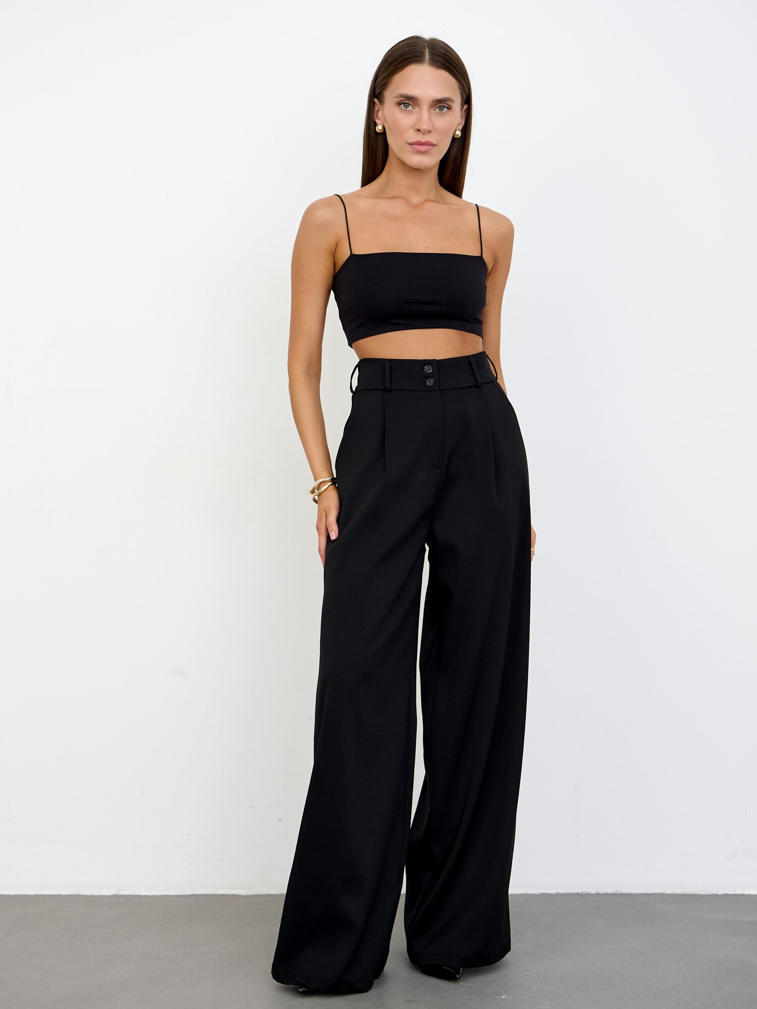 Брюки палаццо FROM PARADISE Осень 2025, размер 48/170-175