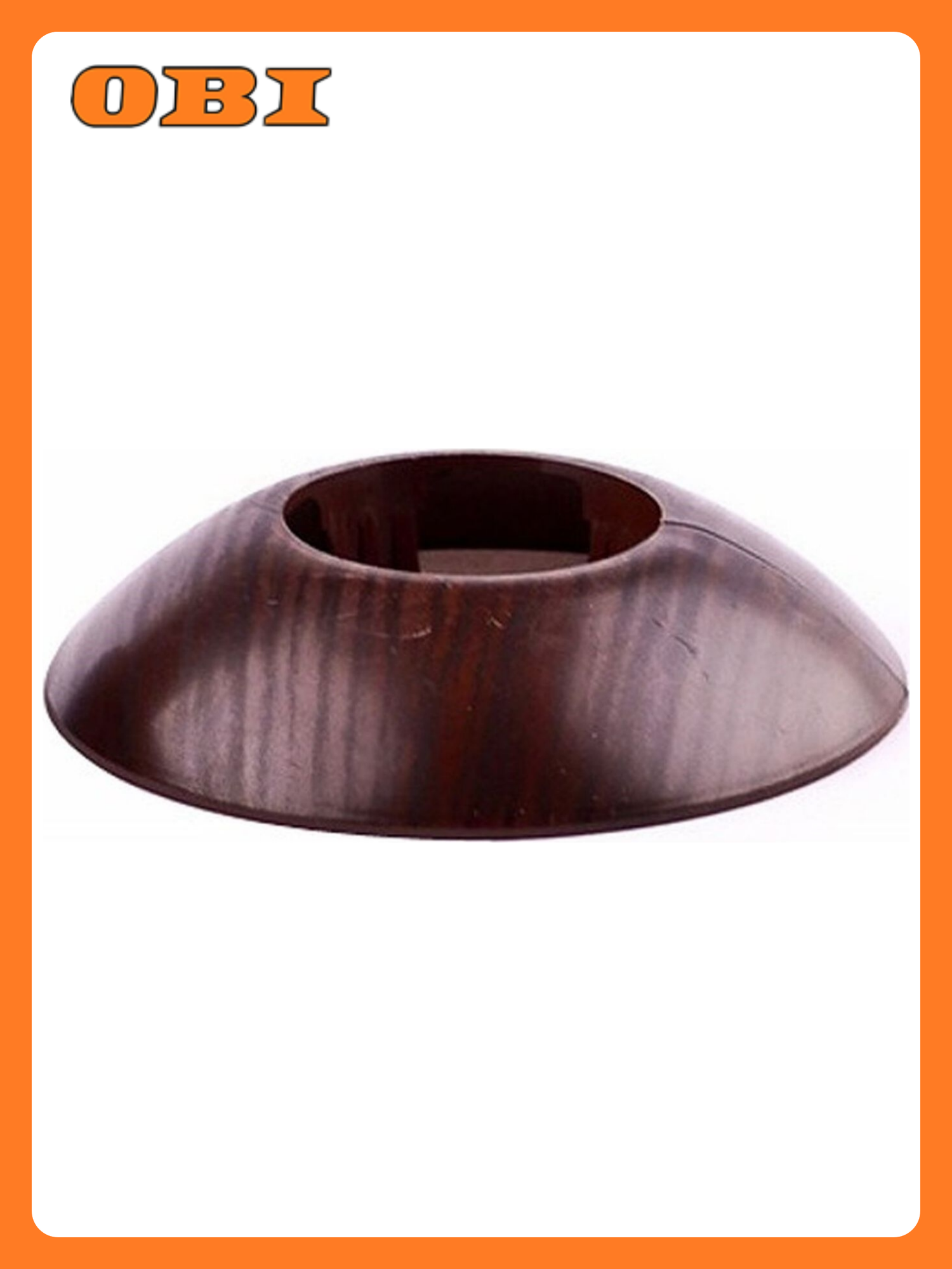 Обвод для труб DECOPLAST матовый пластик цвет венге 32мм 2шт