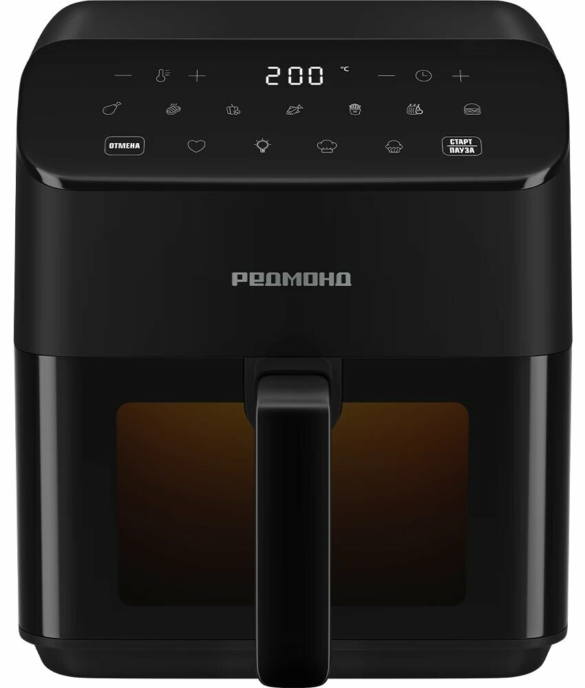 Аэрогриль REEDMONT AG1904, мощность 1600Вт, объем чаши 5л, черный