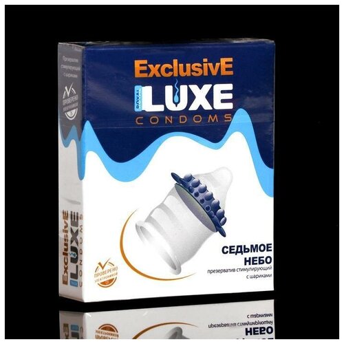 luxe презервативы luxe exclusive седьмое небо 1 шт Презервативы Exclusive Седьмое небо, 1 шт.