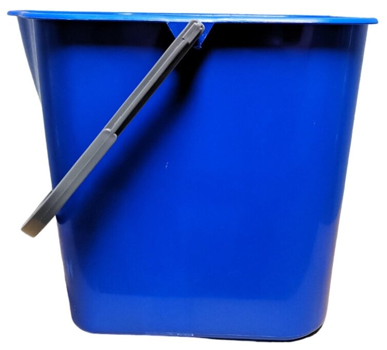 фото Ведро для тележки прямоугольное пластик синий 25л 25EC/7