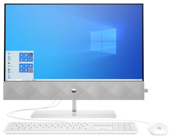  HP Pavilion 24-k0013ur AiO 23.8"/i3 10300T/4Gb/256SSD/noDVD/White/W10 + USB KBD, USB MOUSE