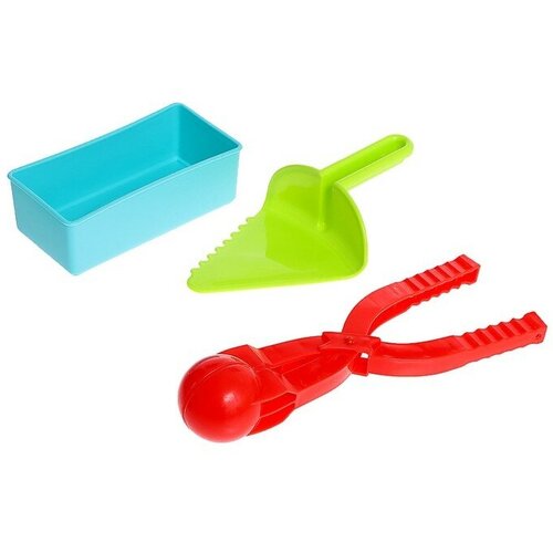 Игровой набор «Песколеп и кирпичик», 3 предмета, цвета микс песочный набор alex toys 1 3 предмета цвет в ассортименте