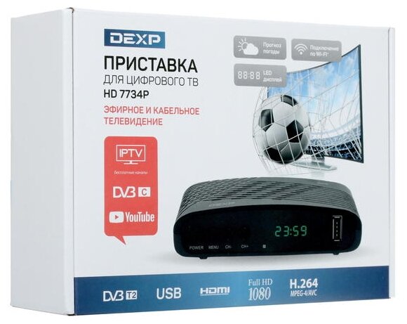 ТВ-тюнер DEXP HD 7734P