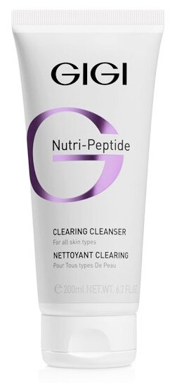 Gigi гель пептидный очищающий Nutri-peptide, 200 мл, 200 г