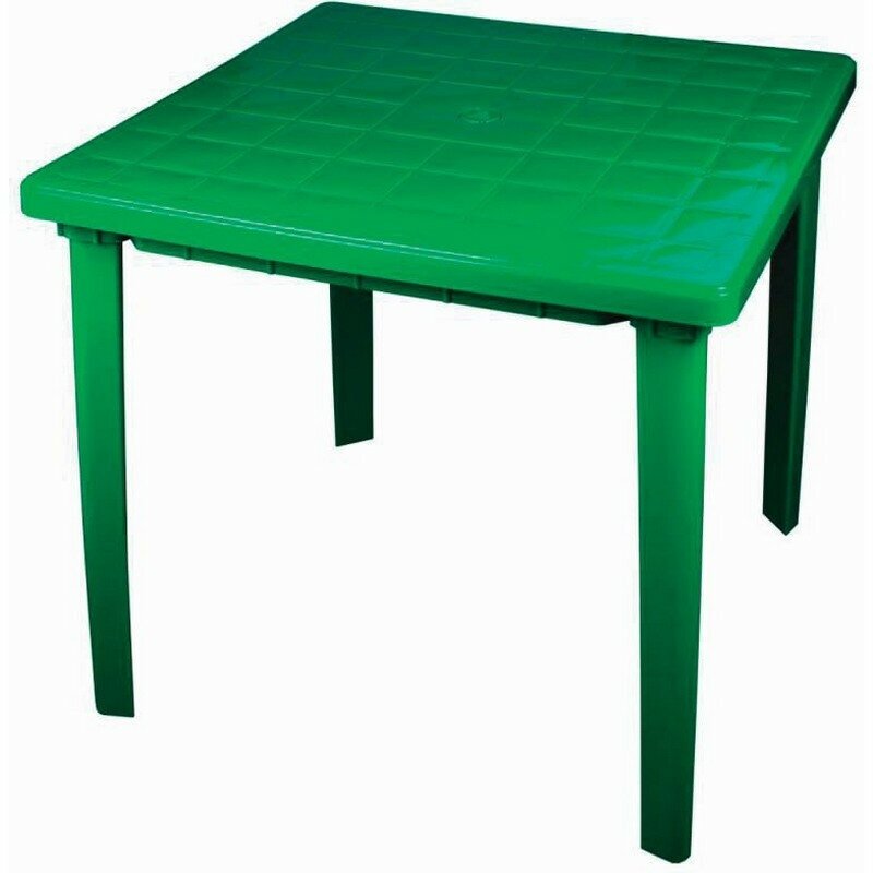 Садовый стол Альтернатива М2596 зеленый (800х800х740мм)