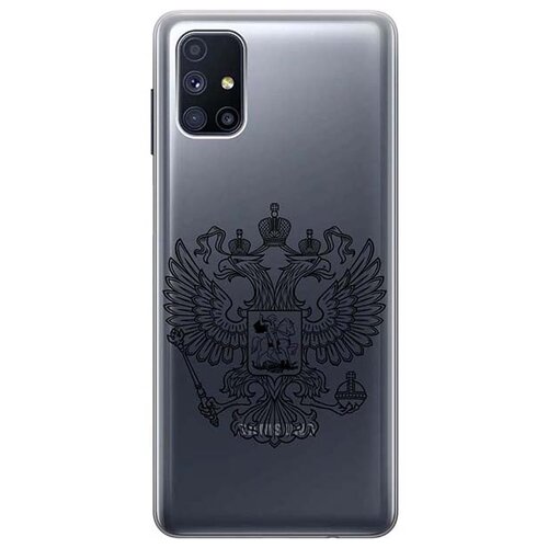 Ультратонкий силиконовый чехол-накладка ClearView 3D для Galaxy M51 с принтом Patriotic Spirit ультратонкий силиконовый чехол накладка clearview для honor 20e 10i с 3d принтом patriotic spirit