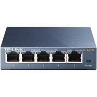 Коммутатор TP-LINK TL-SG105 неуправляемый 5x1000BASE-T, metal case