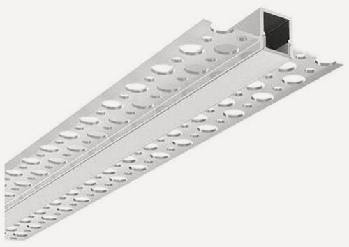 Изображение товара Алюминиевый профиль встраиваемый в гипсокартон 343 (2500*52,1/12,1*13,3мм с рассеивателем)