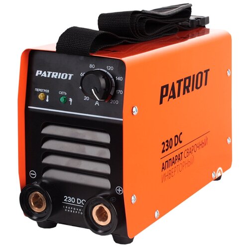 Аппарат сварочный PATRIOT WM230DVC MMA 605302024 аппарат сварочный инверторный patriot wm200d 220 в 9 1 квт 20 200 а электроды 1 6 5 мм