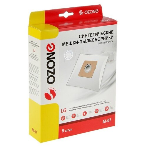 Пылесборник синтетический Ozone micron M-07 5 шт LG TB-33 487₽