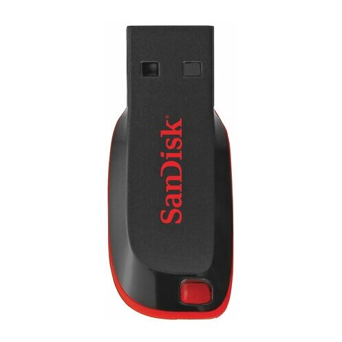 Флеш-диск 16 GB, SANDISK Cruzer Blade, USB 2.0, черный