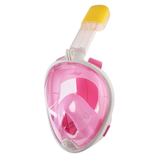 фото Маска для снорклинга onlitop маска 19*26, трубка 25 см, взрослая, размер s-m, цвет розовый
