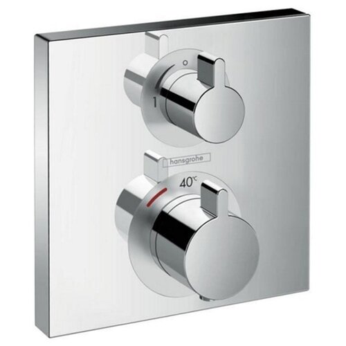 Термостатический смеситель Hansgrohe Ecostat Square 15714000 для ванны с душем