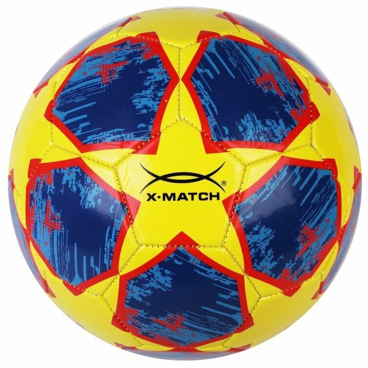 Мяч футбольный X-Match 5 размер ПВХ 1 слой