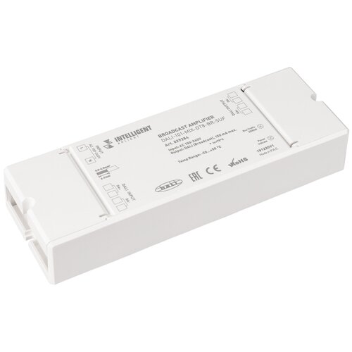 ретранслятор dali rep svetorg dali Intelligent arlight усилитель dali-101-mix-dt8-br-suf (DALI bus, 230V), 1шт, Arlight, 029284