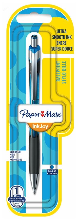 Ручка шариковая Paper Mate InkJoy 550 RT (1956418) 1мм автоматическая синие чернила блистер