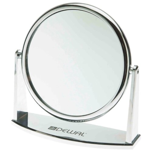 фото Зеркало настольное "dewal", цвет серебристый, 18x18,5 см