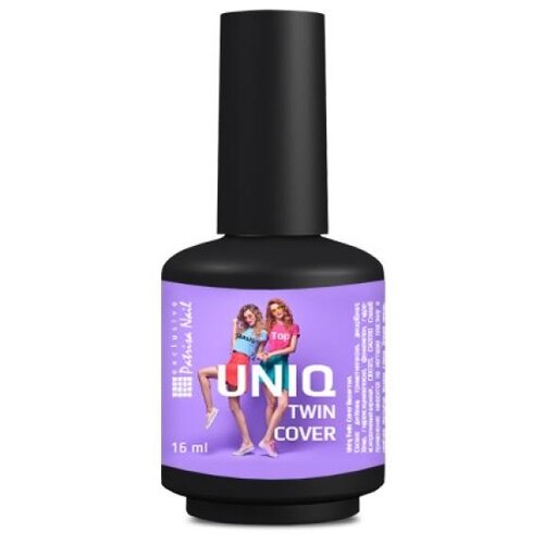 Patrisa Nail Базовое и верхнее покрытие Uniq Twin Cover, прозрачный, 16 мл