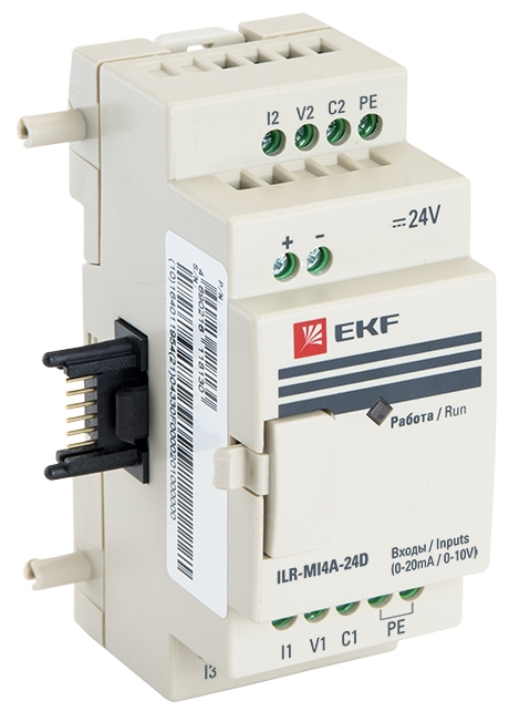 Цифров. модуль ввода/вывода ПЛК EKF ILR-MI4A-24D