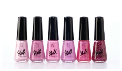 Stax Набор лаков для ногтей 13 Nail enamel, 6 шт. по 6 мл,