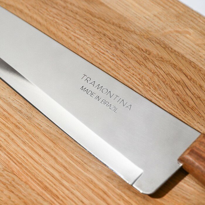Нож кухонный TRAMONTINA Universal поварской, лезвие 22,5 см - фотография № 10