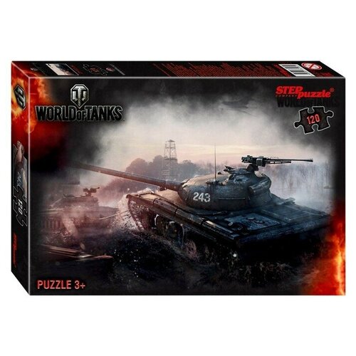 1шт Пазл World of Tanks,120 элементов, степ пазл пазл world of tanks 120 элементов микс