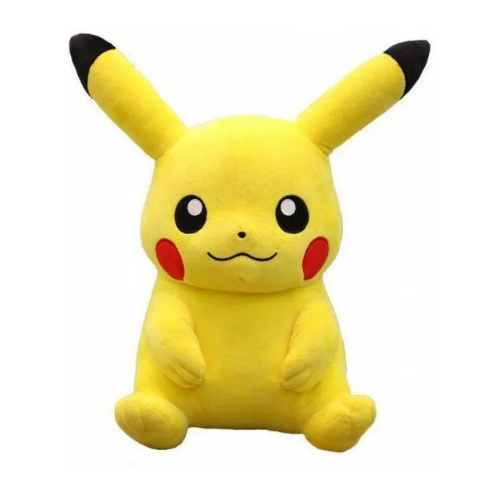 Мягкая игрушка Пикачу из Pokemon мягкая плюшевая игрушка покемон пикачу из аниме мультфильма pokemon30 см темно серый