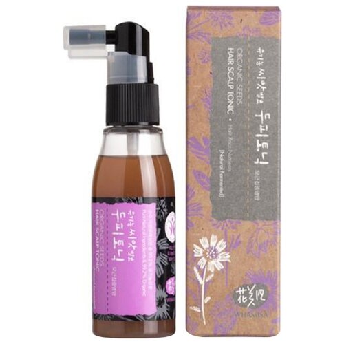 Тоник для волос и кожи головы Whamisa Organic Seeds Hair Scalp Tonic 60 мл