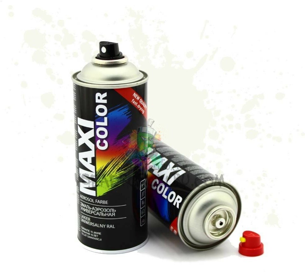MAXI COLOR 9010MMX Эмаль-аэрозоль RAL9010 белая матовая 0,4л Maxi Color 9010mMX - фотография № 5
