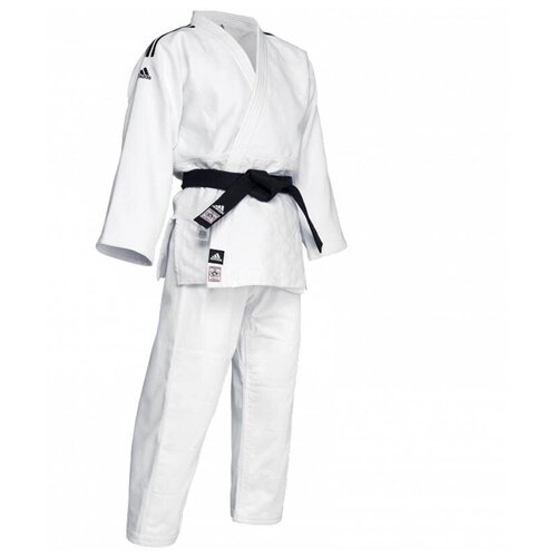 Кимоно для дзюдо adidas, сертификат IJF, размер 180, белый