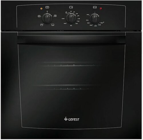 Изображение товара Газовый духовой шкаф Gefest ДГЭ 601-01 А 59 см, 52 л гриль, черный