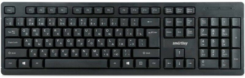 Клавиатура SmartBuy ONE 112 Black USB черный