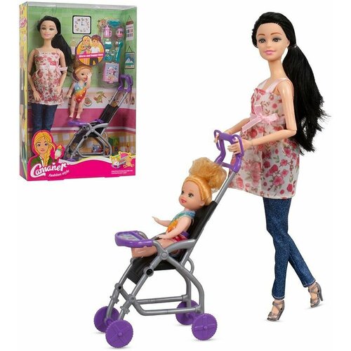 Кукла беременная будущая мама с малышом и аксессуарами кукла модель беременная с малышом с аксессуарами цвет розовый 1 шт